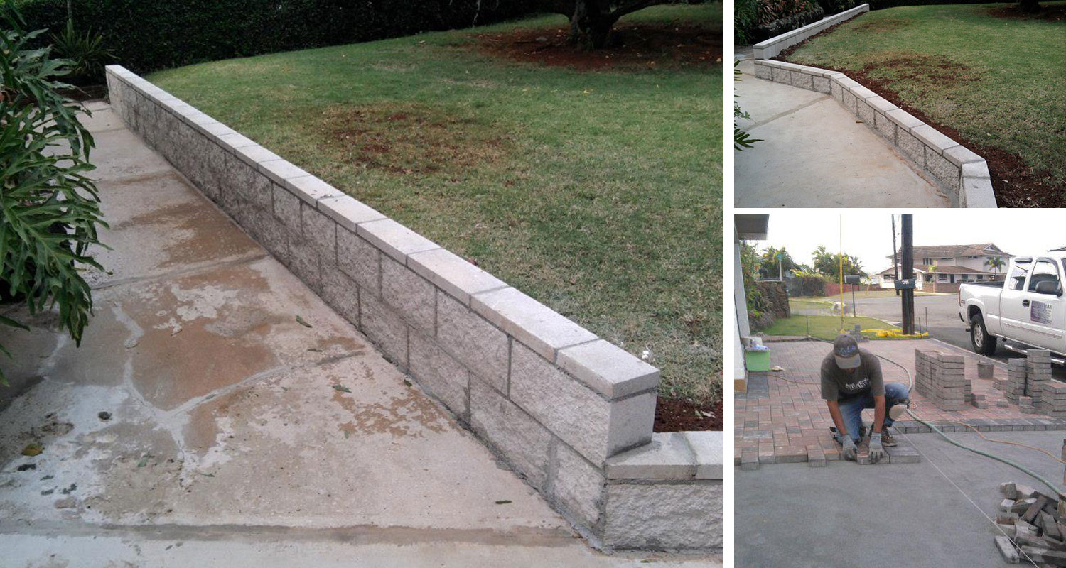 images of masonry work completed by RGL Handyman Service, LLC