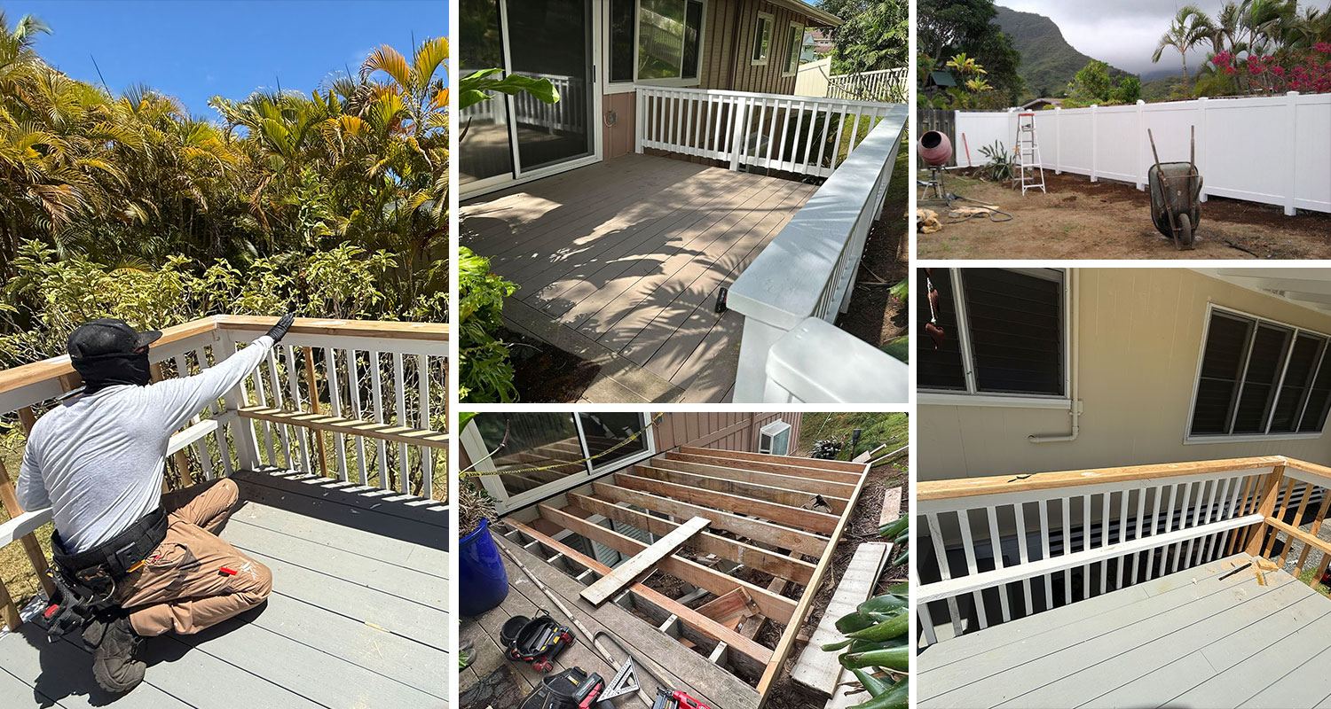 images of carpentry projects completed by RGL Handyman Service, LLC